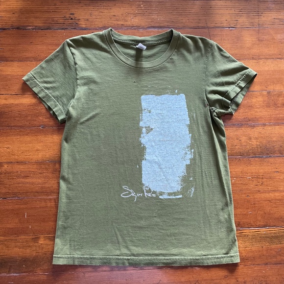 Y2K Vintage Ultra RARE Sigur Ros concert band tour t shirt tee